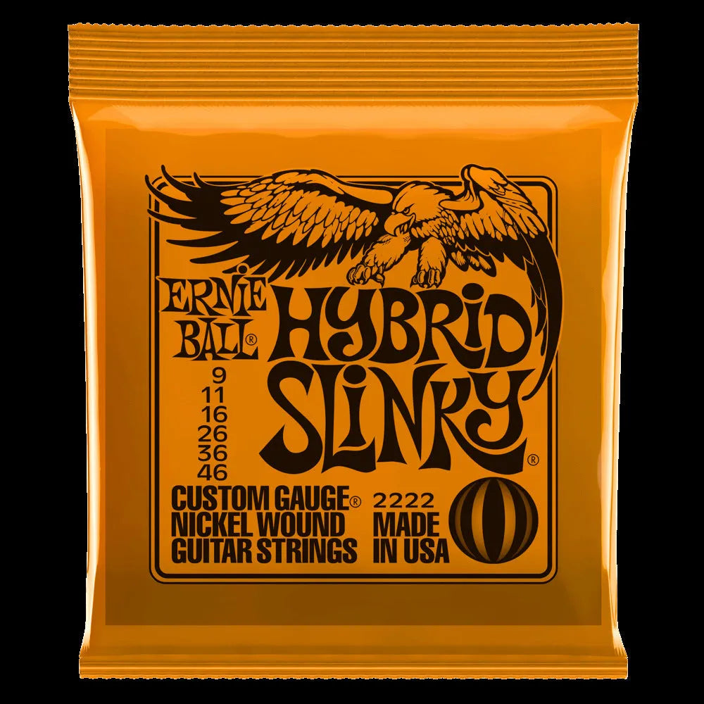 Set of multi-model nickel chromium electric guitar strings with colour options 2220 to 2723style