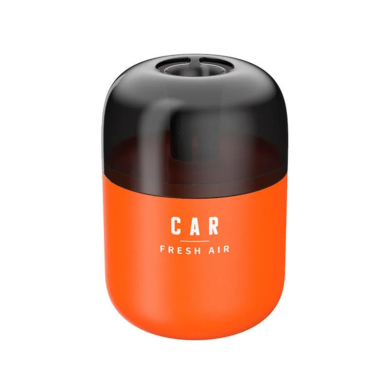 Solid aromatherapy perfume balm with wooden cover in five colour-coded fragrances for car and personal use