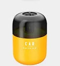 Solid aromatherapy perfume balm with wooden cover in five colour-coded fragrances for car and personal use