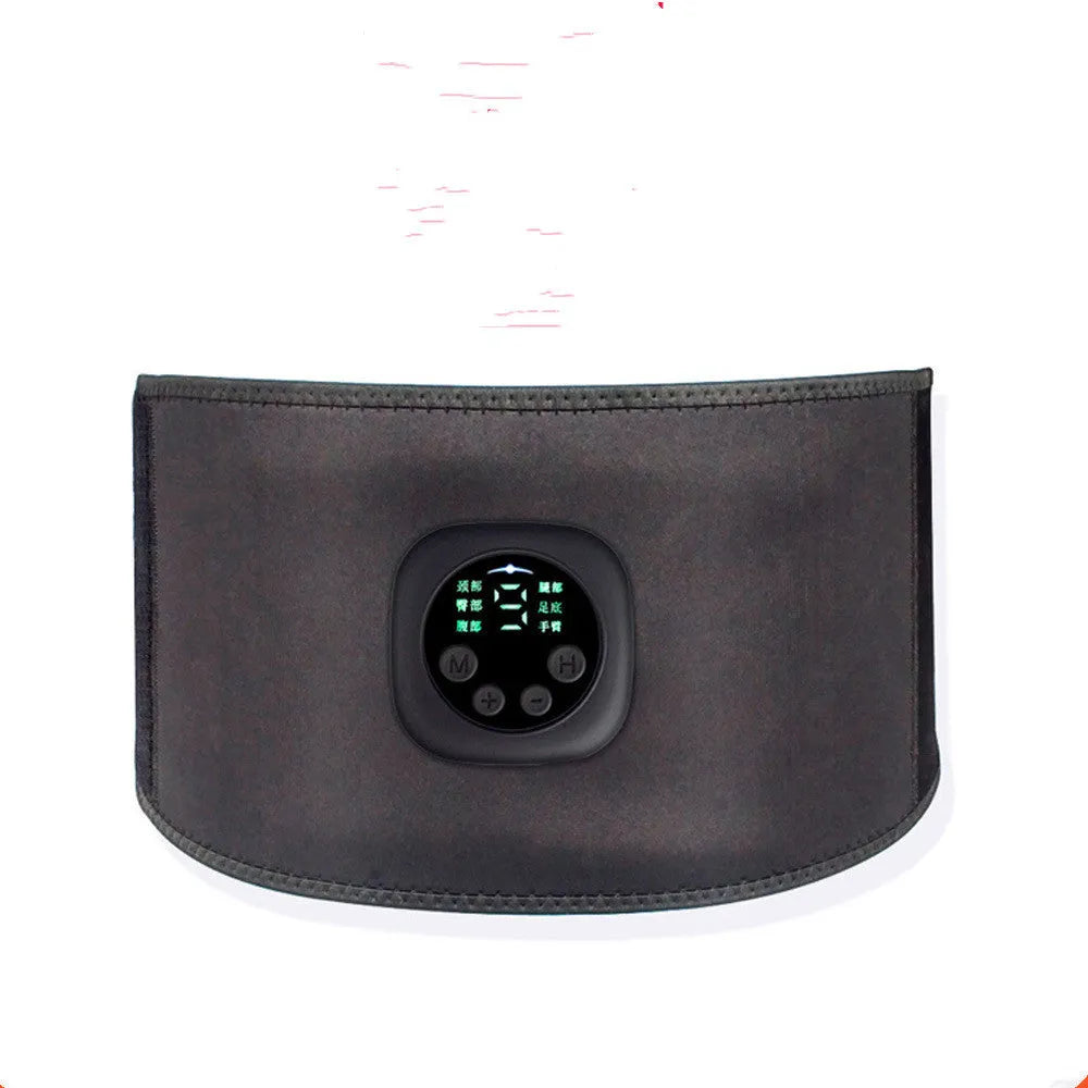Rechargeable abdominal muscle stick fitness device with mercerized cotton cover