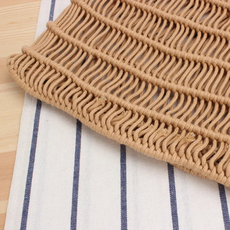 Women's woven straw shoulder bag in square vertical design with soft handles in white colour option