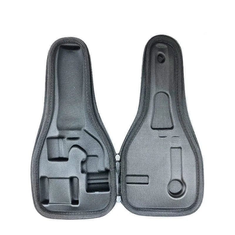 Black waterproof storage bag for H4 and S5B mobile phone gimbal stabilizer, 291x120x50mm, with lanyard