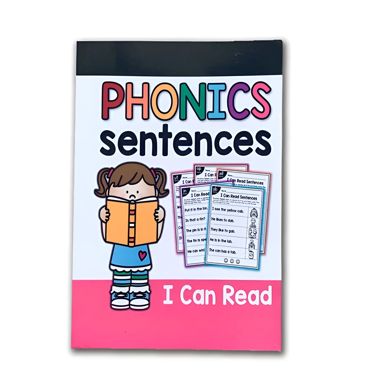 A5 English phonics reading worksheet for children aged 6+ measuring 21cm by 14cm