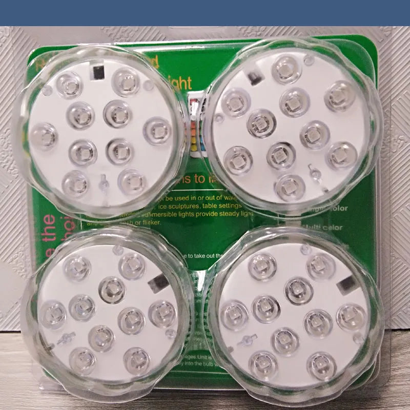 Waterproof decorative LED light with remote control for pools and gardens