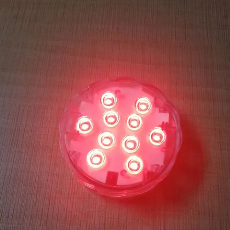 Waterproof decorative LED light with remote control for pools and gardens