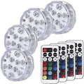 Waterproof decorative LED light with remote control for pools and gardens