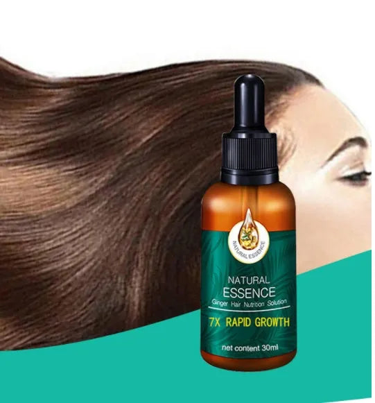 30ml hair growth essential oil bottle for men and women, natural follicle repair serum for thin fragile hair