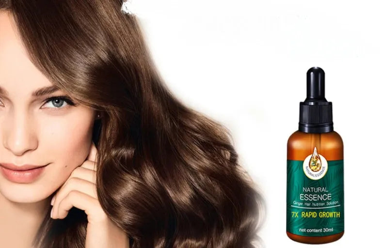 30ml hair growth essential oil bottle for men and women, natural follicle repair serum for thin fragile hair
