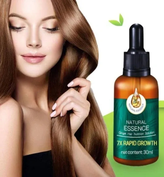 30ml hair growth essential oil bottle for men and women, natural follicle repair serum for thin fragile hair