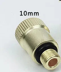 Red multifunctional cylinder pressure gauge kit in plastic box for automobile and motorcycle compression testing