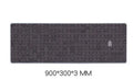 Grey cloth wrist support sticker for large gaming mouse pads in two size options