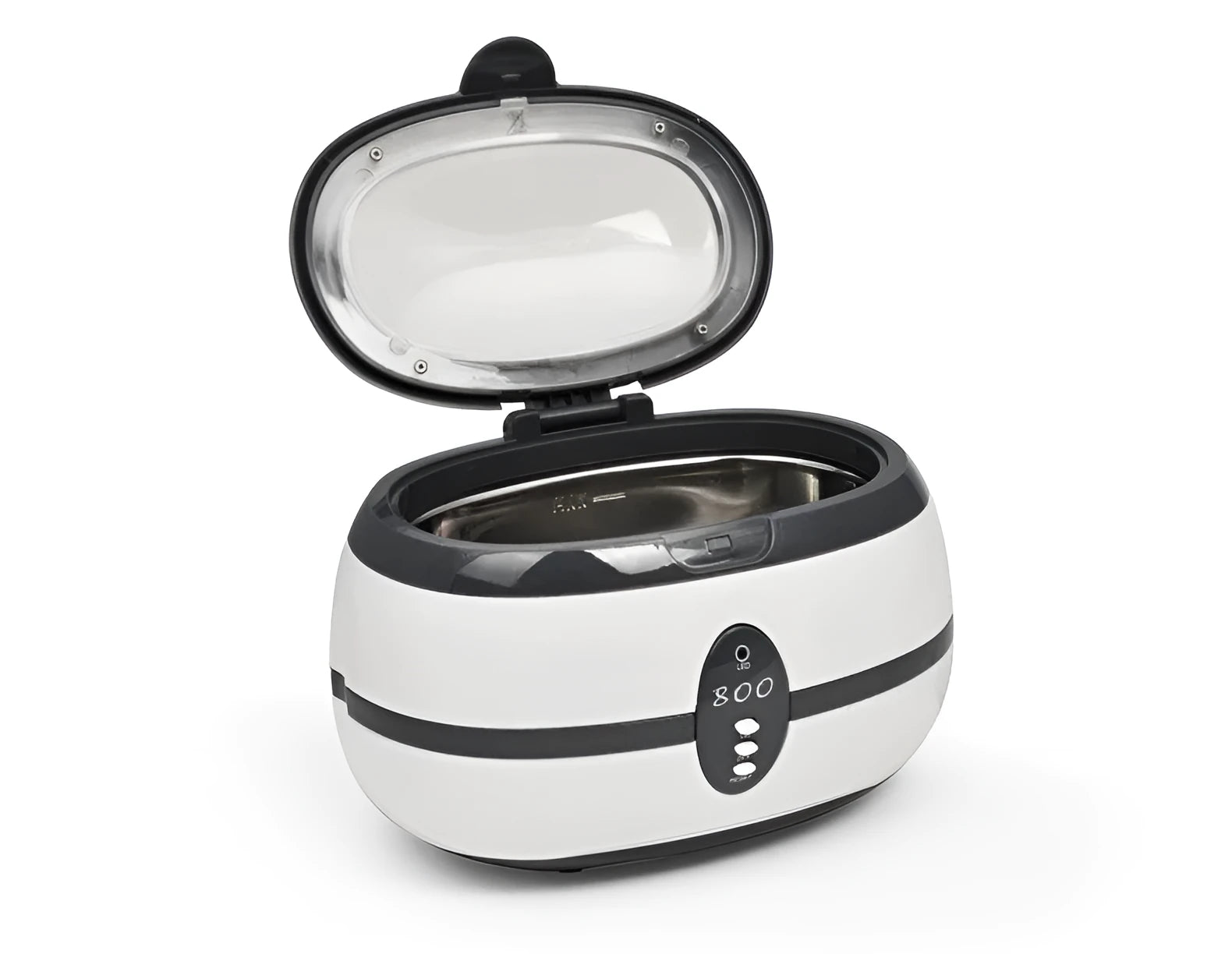 GTSONIC ultrasonic glasses and jewellery washing machine with display showing 35W power