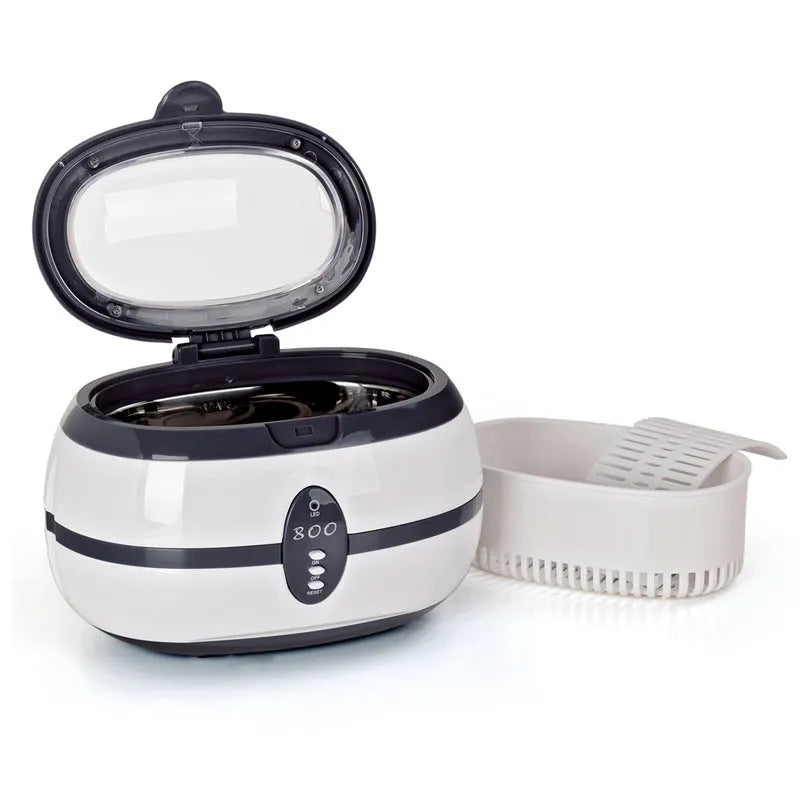GTSONIC ultrasonic glasses and jewellery washing machine with display showing 35W power