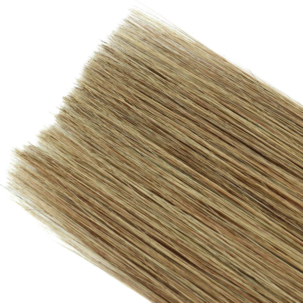 Double-sided adhesive hair extension piece, real hair, straight, 40-65cm, 20 pieces per pack