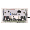 DIY Bluetooth speaker electronic assembly kit with transparent shell and circuit board components