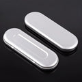 Rectangular frosted tinplate cosmetic and pen storage box with offset printing
