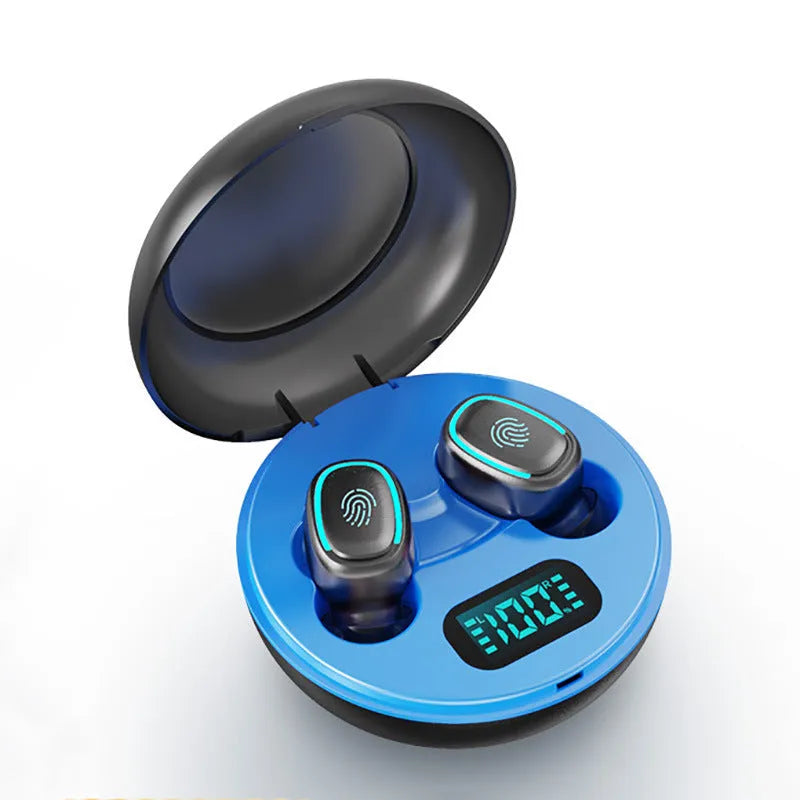 Private mode Bluetooth TWS earbuds in white, black or red colours with earplug-type design