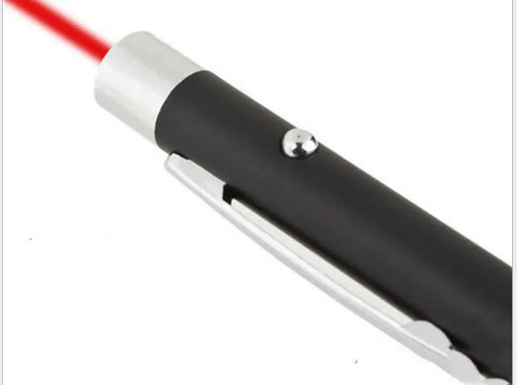 Black aluminium red laser pointer pen with 13.5cm length for presentations