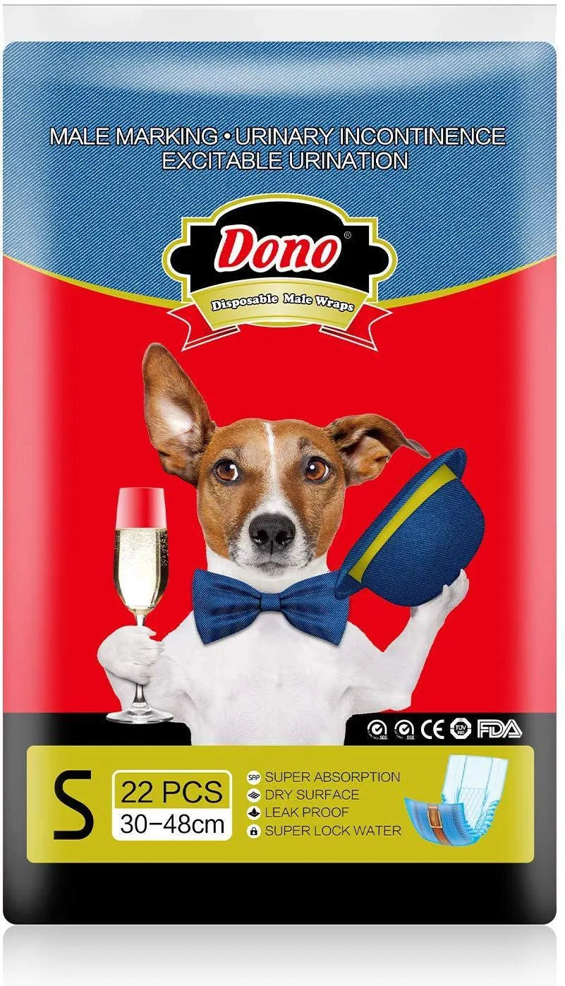 Disposable non-woven pet changing pads in multiple sizes XXS to XXL for dogs and cats