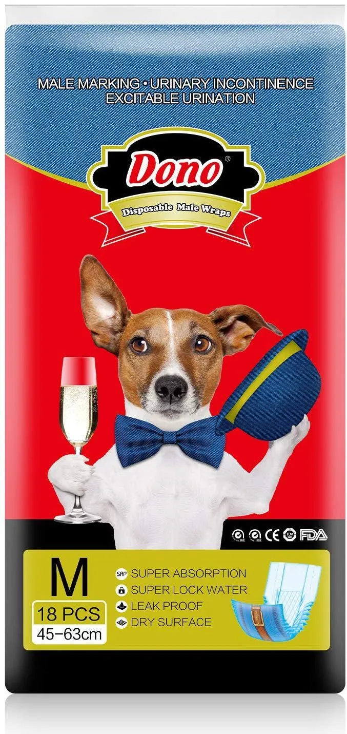 Disposable non-woven pet changing pads in multiple sizes XXS to XXL for dogs and cats