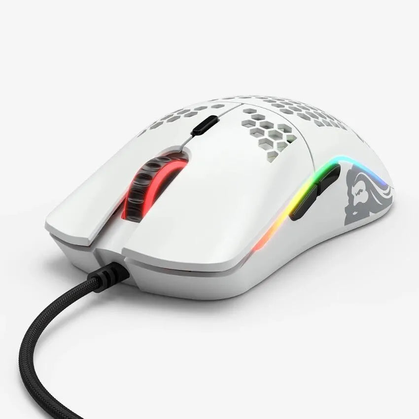 Hollow lightweight gaming mouse, Big Odin Black Matte, wired USB, 12000 DPI, 132x75x40mm