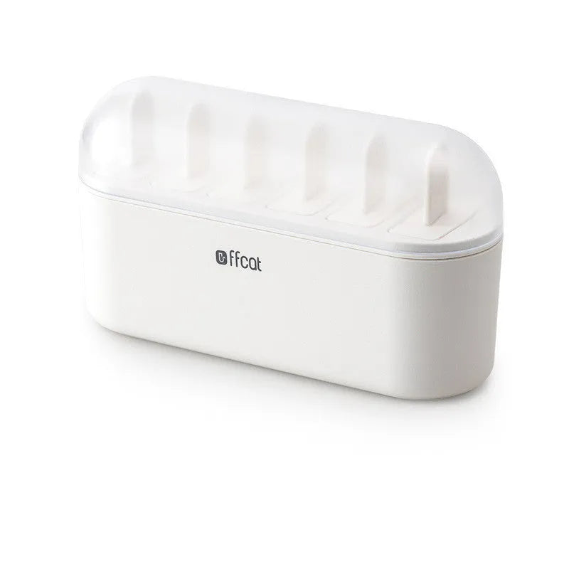 Plastic PVC ice cream mould in blue for making homemade popsicles and sorbet