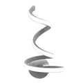 Modern aluminium LED wall lamp with outer snake style design and dual colour temperature options