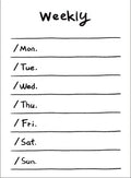 Compact student memo pad showing 8 layout styles including weekly plan and checklist on 80g paper