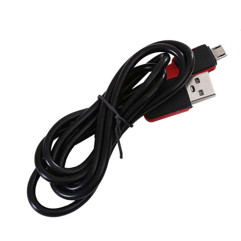 Black portable COB LED flashlight with magnetic base and USB charging port.