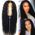 Long curly synthetic wig with corn perm style in black, light brown, or dark brown high temperature fibre