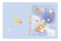 The Little Prince cartoon hardback student art notebook with saddle stitch binding