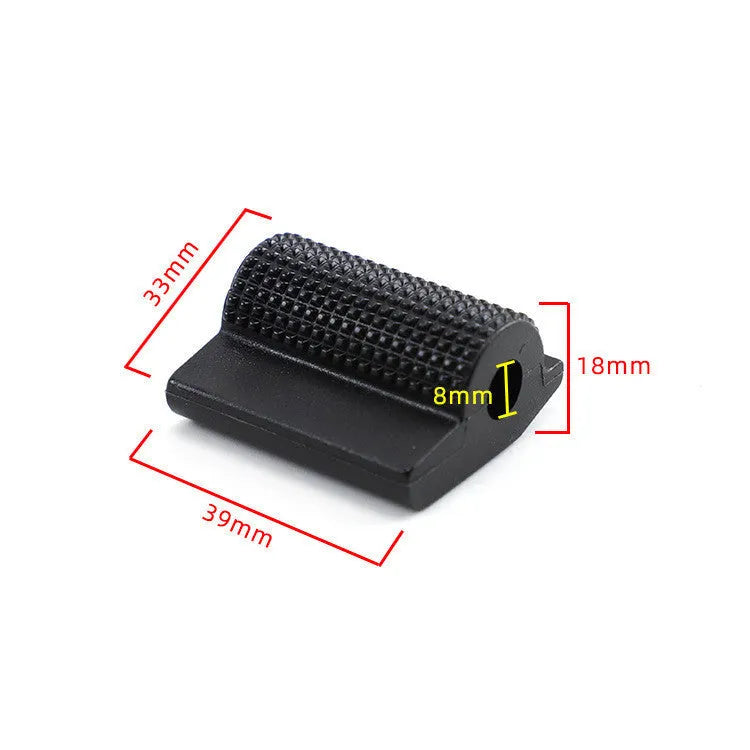 Motorcycle Shift Shoe Cover Foot Pedal Gear Pedal For Lever Covers Black Red Orange Yellow Green Blue Conventional Style by Wgm