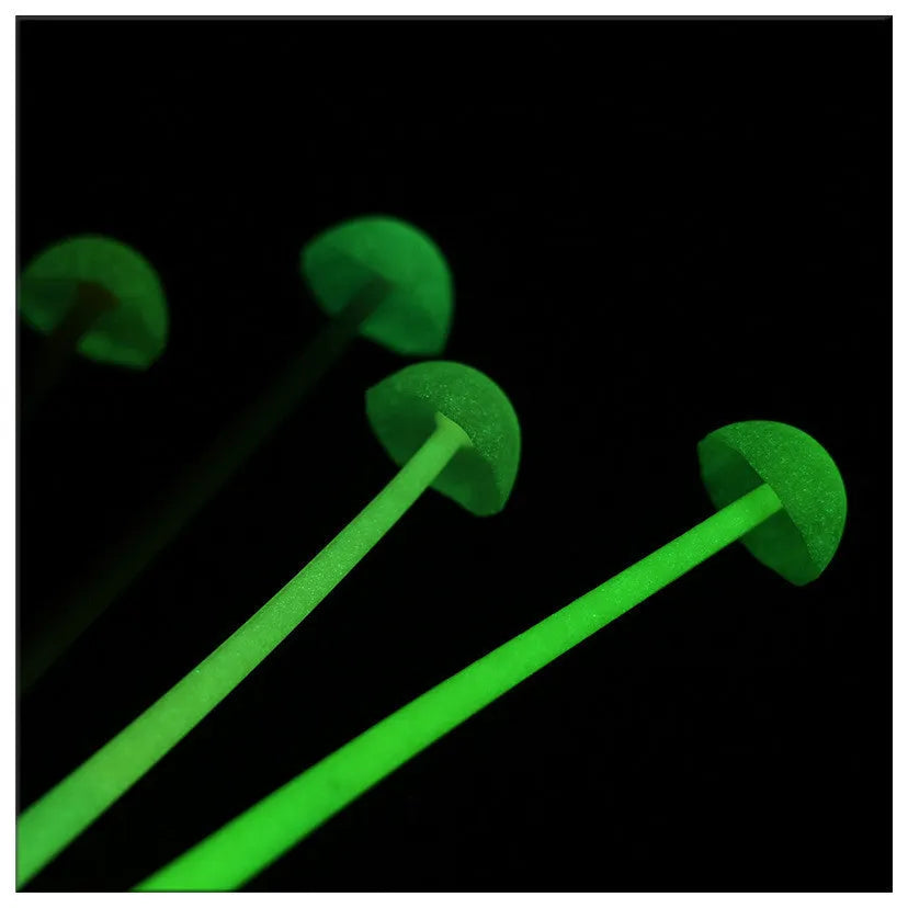 Luminous mushroom silicone gel pen, black gel ink, 15.5cm body, 21.5g, cartoon stationery pen for office and students