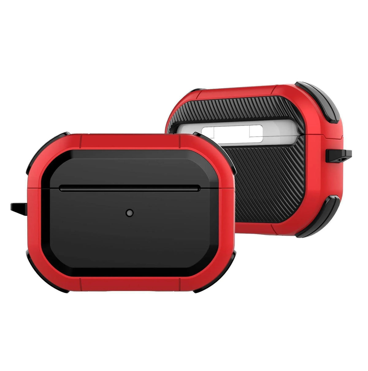 AirPods Pro flip protective sleeve in plastic and TPU with camouflage design, shown in a colour option