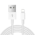 White 20W USB-C fast charger and cable for iPhone and iPad.