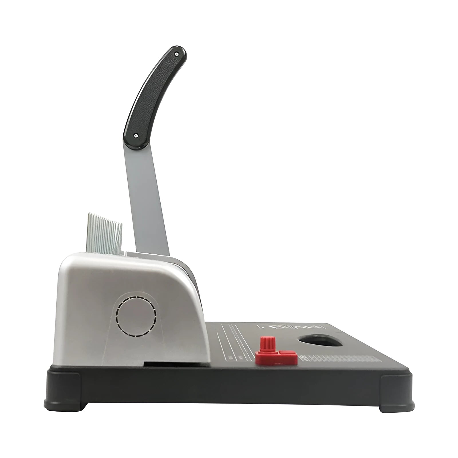 White manual A4 binding machine with comb binding mechanism and punching handle