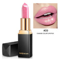 Shiny metallic lipstick with pearlescent colour-change effect and gilt finish, one of nine colour styles