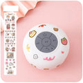 Waterproof Bluetooth mini speaker with suction cup in multiple colour options