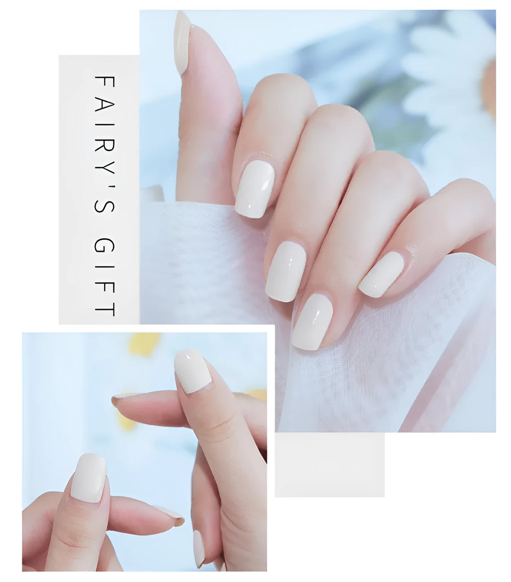 Fairys Gift 10ml odorless baking-free oily nail polish in cherry colour