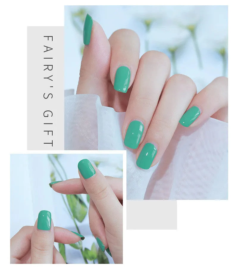 Fairys Gift 10ml odorless baking-free oily nail polish in cherry colour