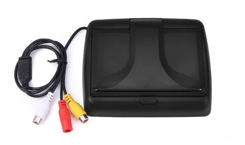 Car baby rearview mirror observation system with 4.3 inch folding display, HD camera and black plastic shell