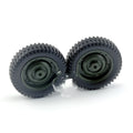 Plastic climbing off-road truck wheel hub tyre in blue for RC model replacement