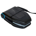 Portable folding mini electric hand-held travel iron with mechanical controls