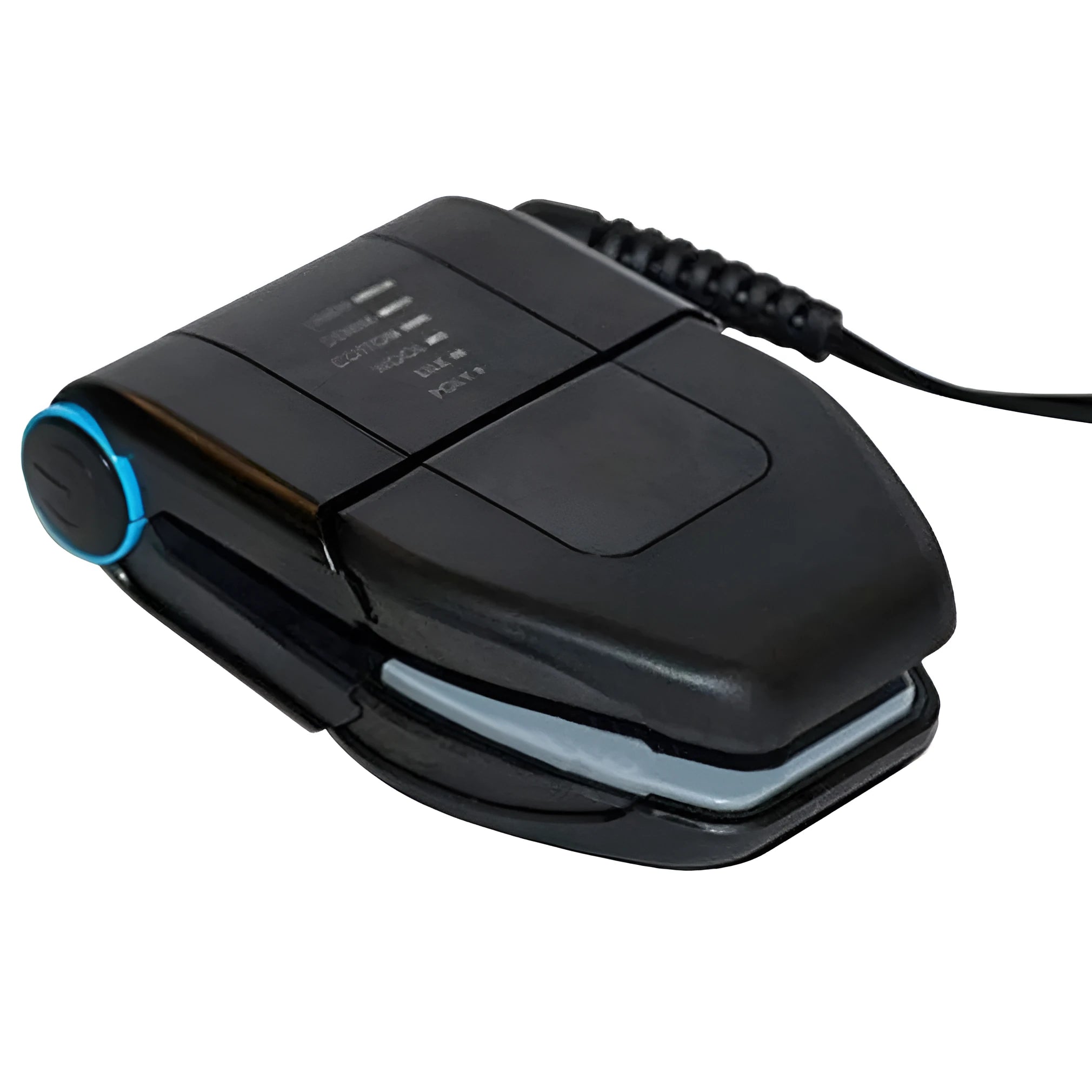 Portable folding mini electric hand-held travel iron with mechanical controls