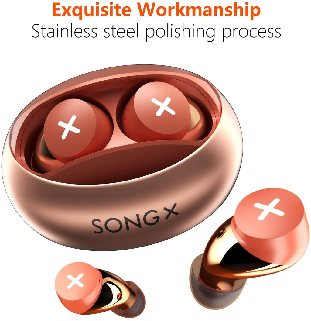 True wireless earbuds with star loop design in Black colour, 220g