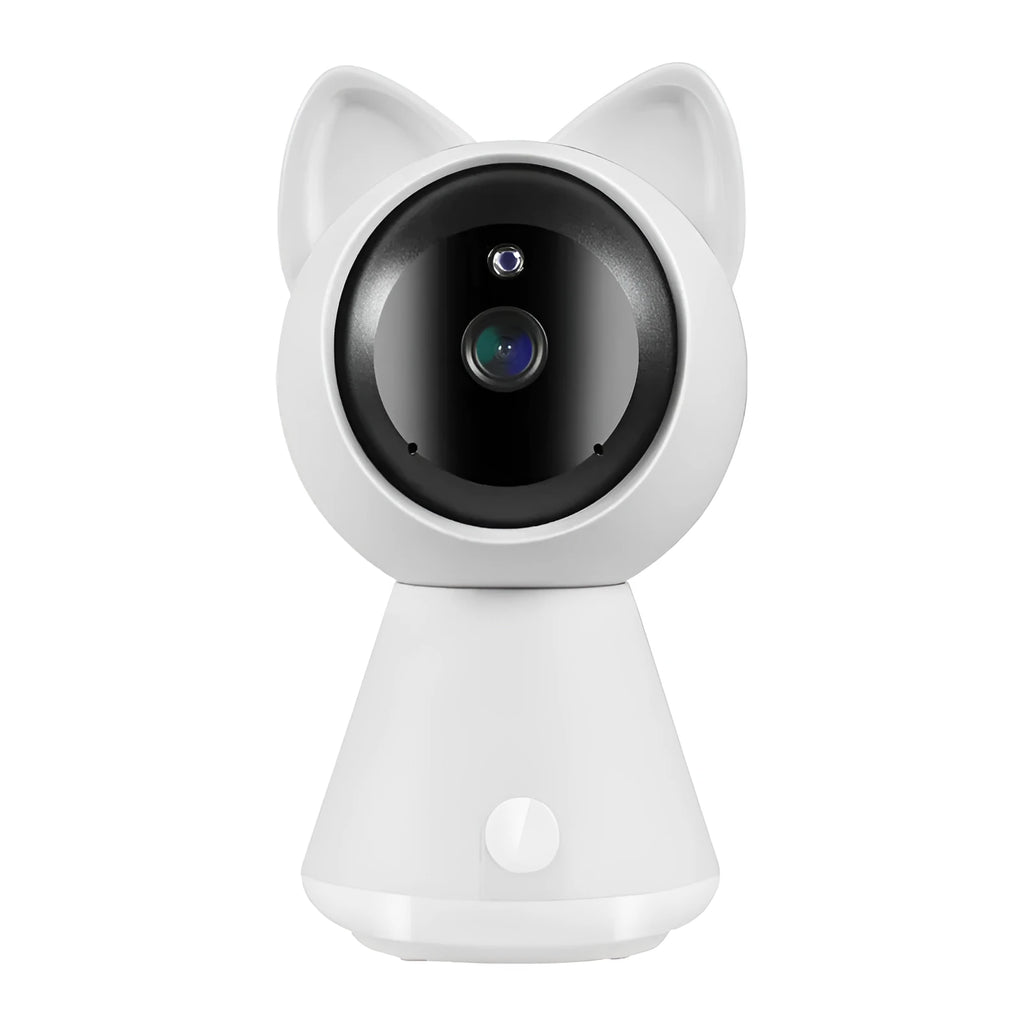 1080P wireless WiFi security camera with pan/tilt rotation on included bracket