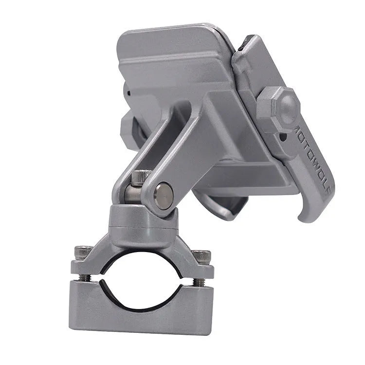 CS-622 bicycle motorcycle electric vehicle mobile phone holder in black mounted on handlebar