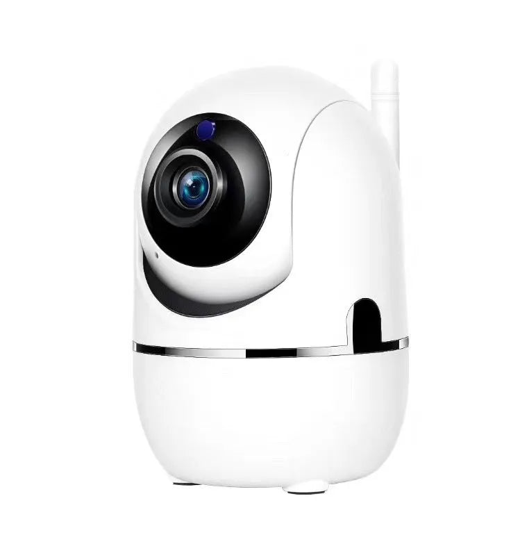 White WiFi PTZ IP camera with 1080P night vision 360° pan tilt indoor security monitor
