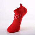 Terry wear-resistant sports socks for men, 95% combed cotton, anti-friction, sweat-absorbing, grid pattern, one size, summer
