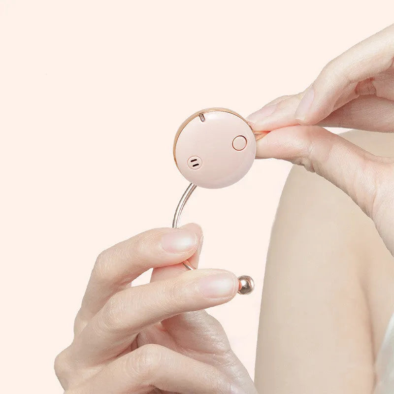 Ultrasonic mosquito repellent bracelet in white with ABS stainless steel shell, USB charging, and 55mAh battery.